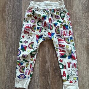 Hanna Andersson Multicolor Patterned Kids Joggers 4T